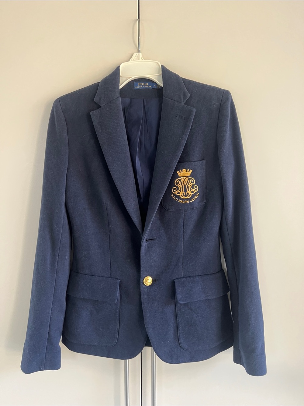 Polo Ralph Lauren Crested Blazer *Missing Button